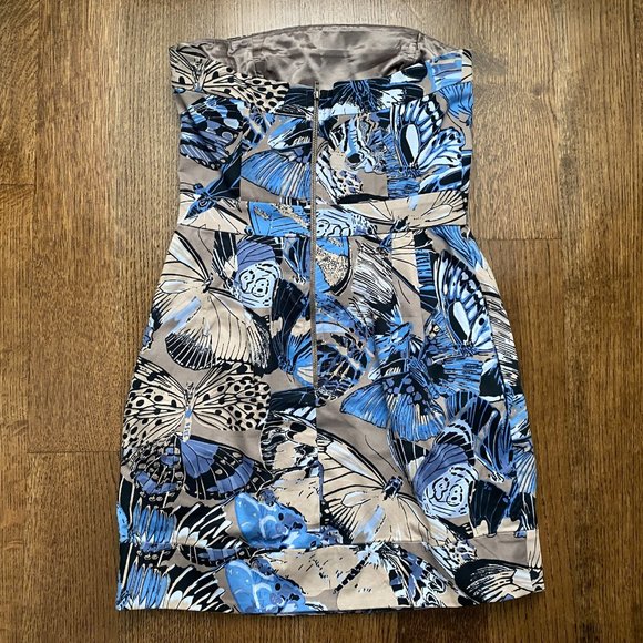 French Connection Strapless Mini Dress (Size 4) - Picture 4 of 11
